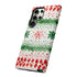 Watercolor Christmas Knitting - Impact Resistant Phone Case